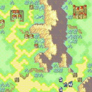 Dieck, Shanna, Wade, and Lot spawn points (turn 2)